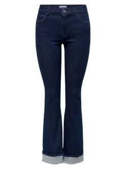 ONLMILA Mellemhøj talje Flared fit Jeans Dame Jeans|Jeans