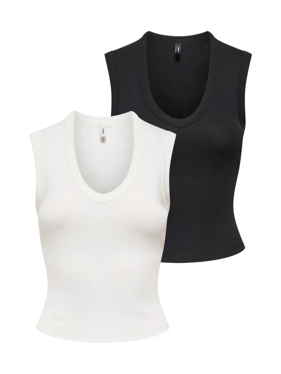 Clearance ONLMILA 2-pack Top Dame Toppe