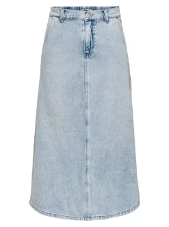 New ONLMINDY Denim Denim-nederdel Lang nederdel Dame Nederdele|Denimnederdele