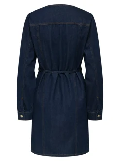 Discount ONLMINNIE Kort kjole Dame Kjoler|Double Denim