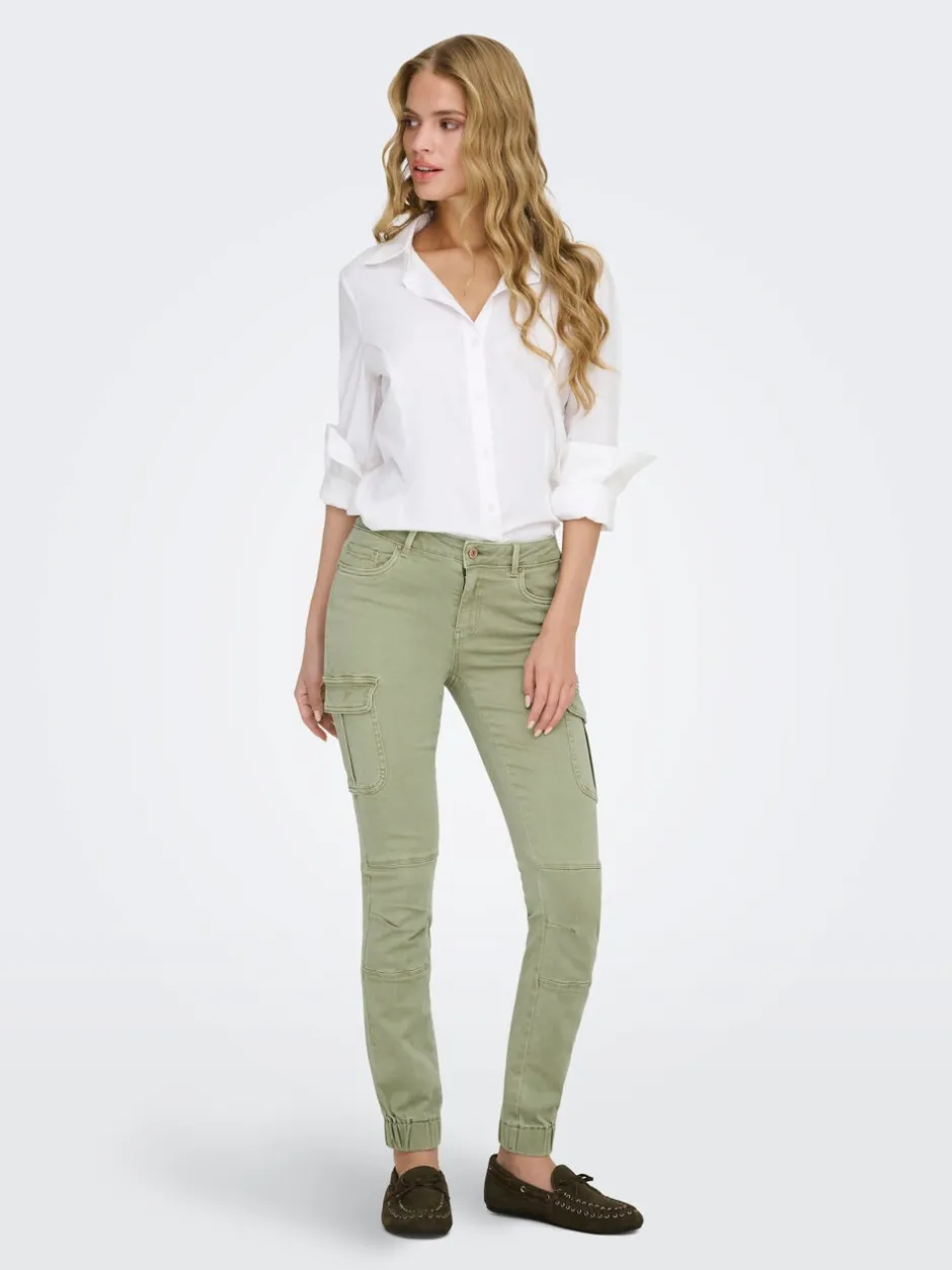 Sale ONLMISSOURI Slim fit Cargobukser Dame Bukser