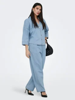 Online ONLMONTES Denim-skjorte Dame Skjorter