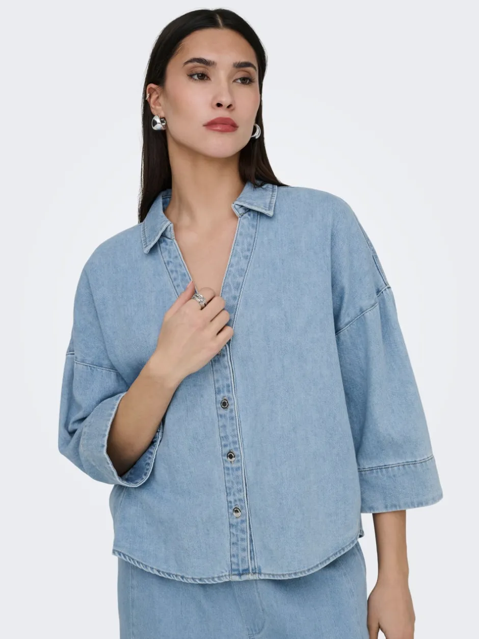 Online ONLMONTES Denim-skjorte Dame Skjorter