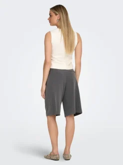 New ONLNALINA Mellemhøj talje Loose fit Bermuda-shorts Dame Shorts