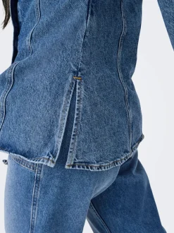 Clearance ONLNARA Denim-skjorte Dame Double Denim|Skjorter