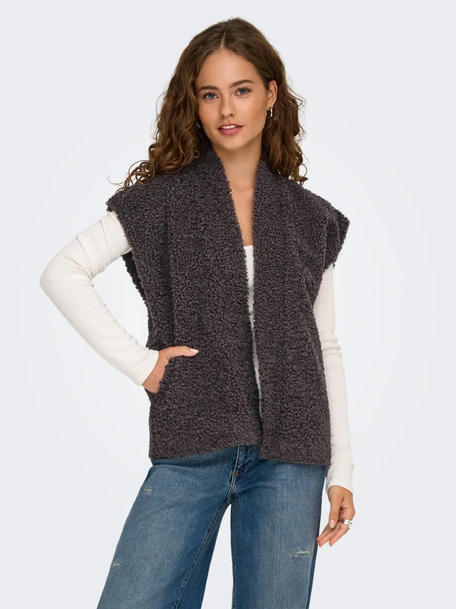 Best ONLNAYA Teddy-vest Dame Jakker Og Frakker