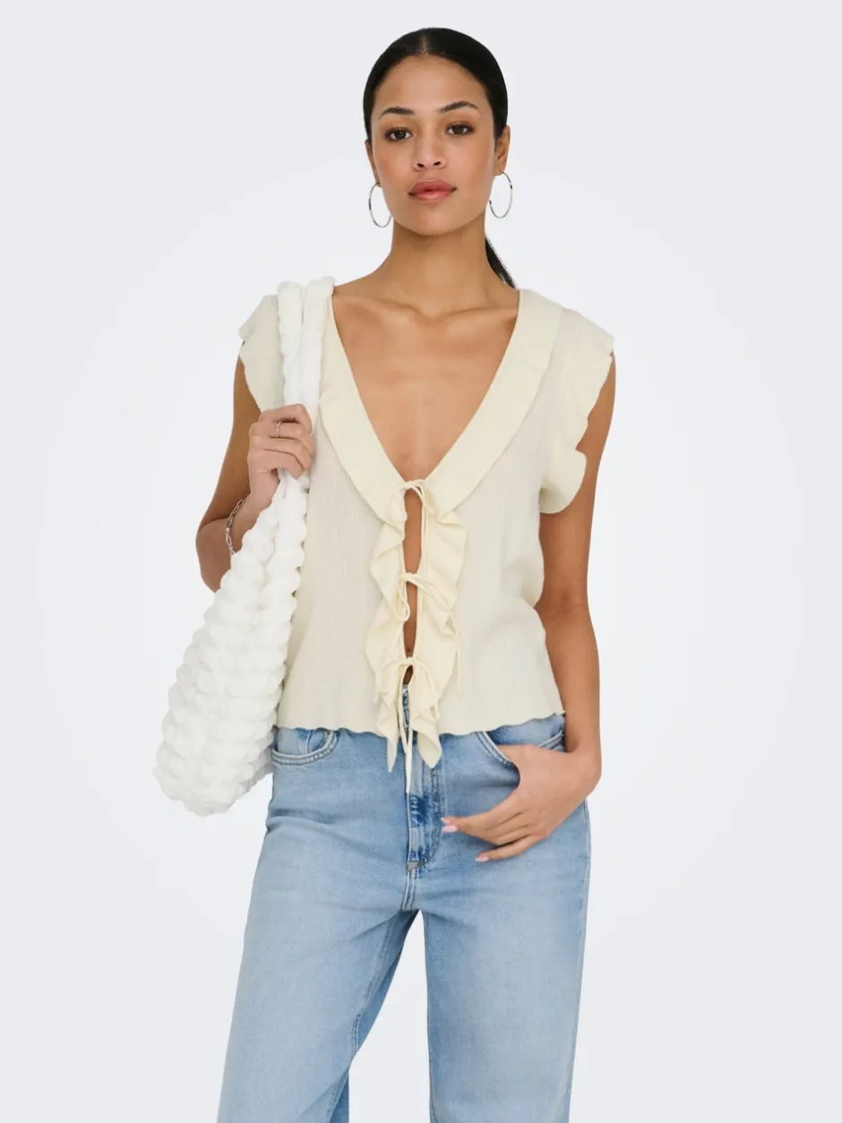 Best ONLNELLY Top Dame Strik & Cardigans