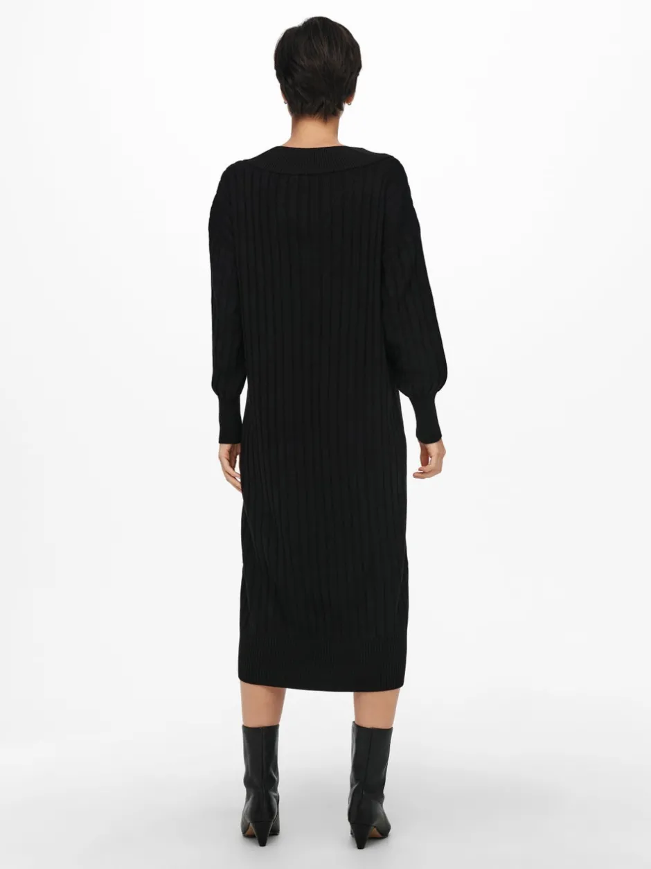 Discount ONLNEW Lang kjole Dame Strik & Cardigans|Kjoler