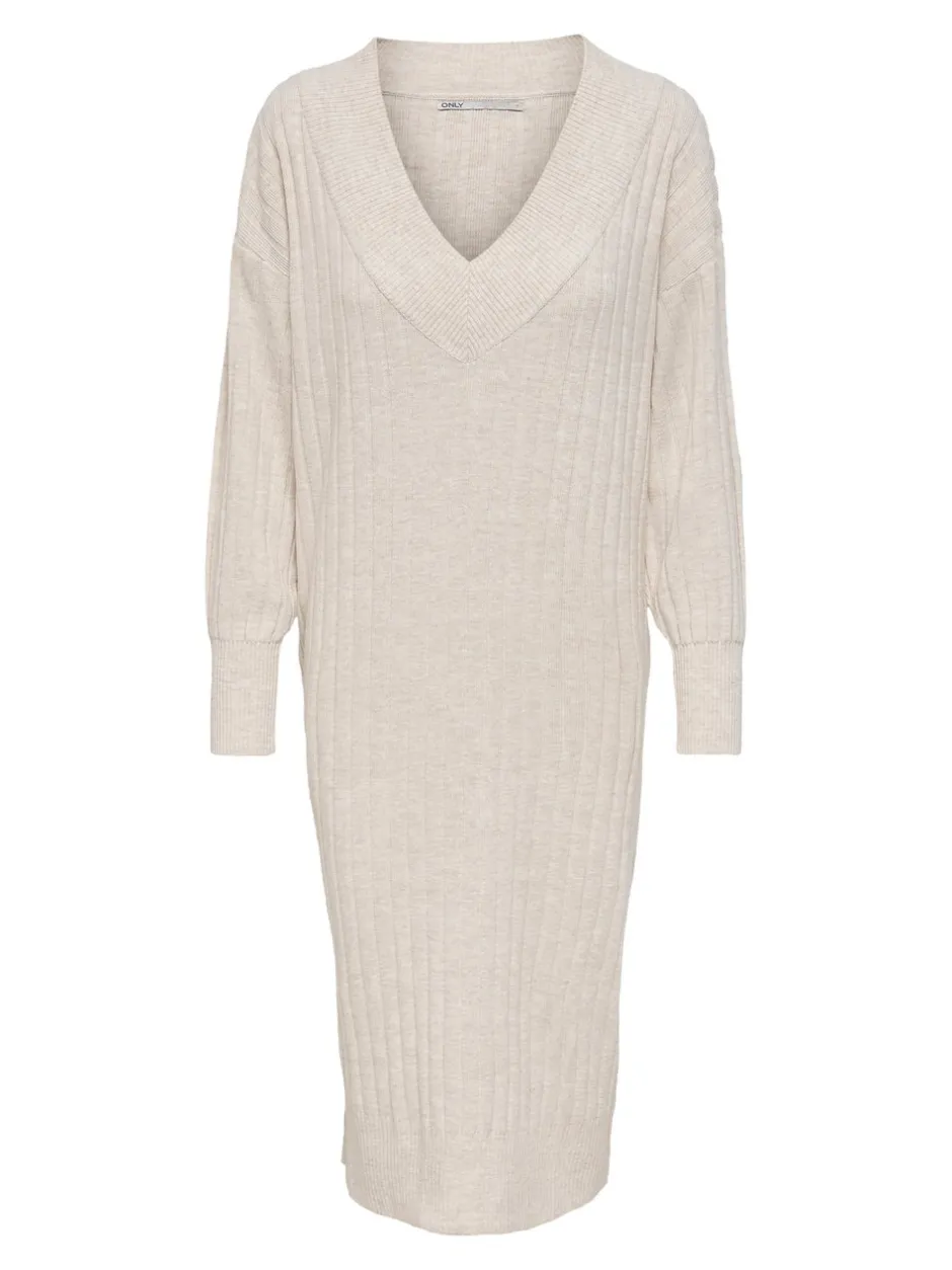 Best ONLNEW Lang kjole Dame Strik & Cardigans|Kjoler