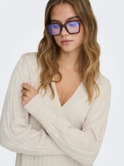 Best ONLNEW Lang kjole Dame Strik & Cardigans|Kjoler
