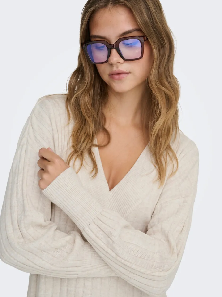 Best ONLNEW Lang kjole Dame Strik & Cardigans|Kjoler