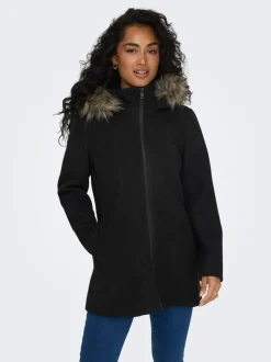 Clearance ONLNEWERICA Frakke Dame Jakker Og Frakker