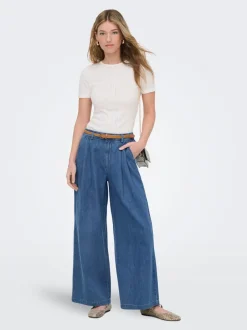 ONLNORRIE Høj talje Wide leg fit Jeans Dame Jeans|Jeans