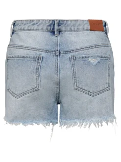 Clearance ONLPACY Høj talje Regular fit Denim-shorts Dame Shorts|Double Denim