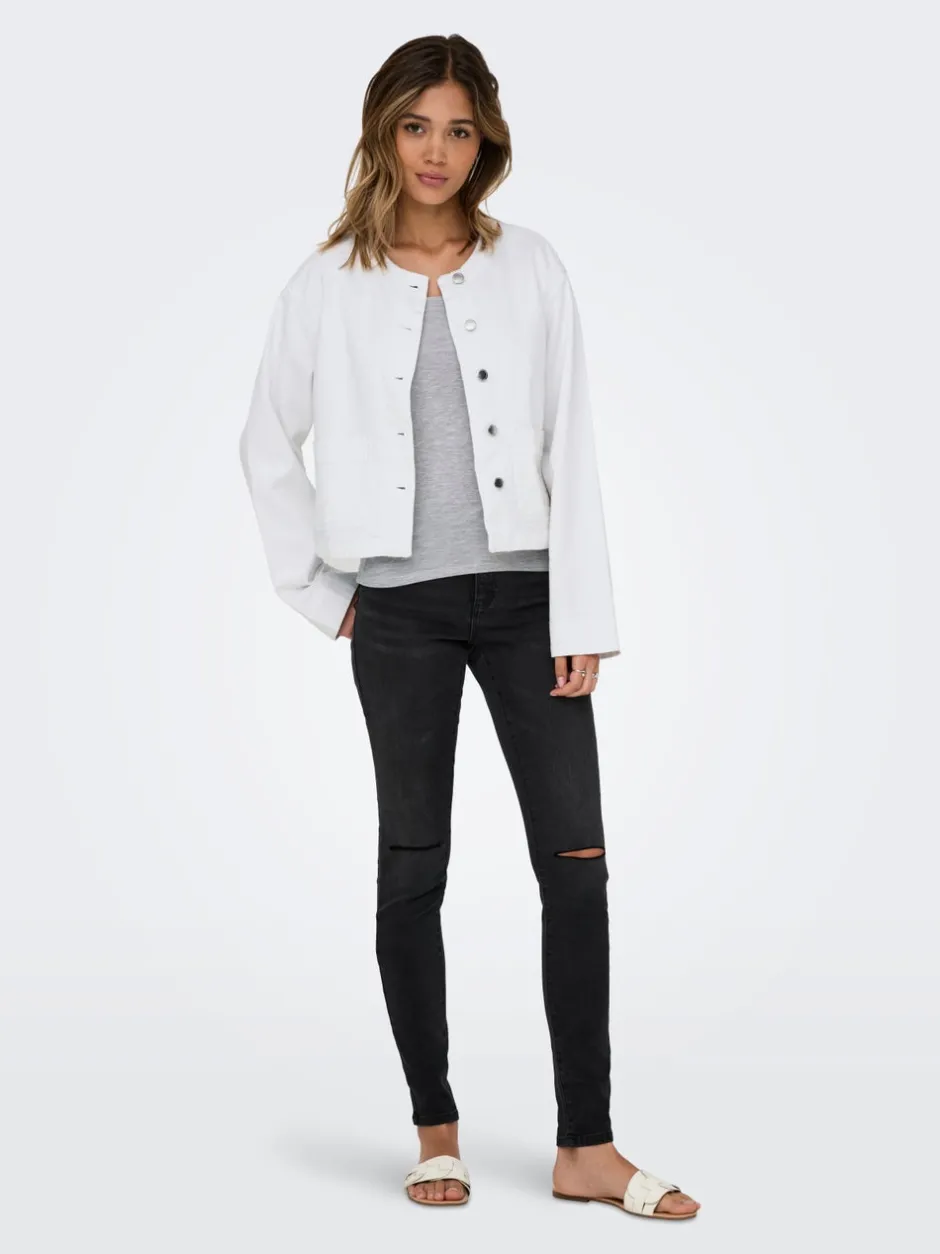 Best ONLPALMA Denimjakke Dame Jakker Og Frakker|Double Denim
