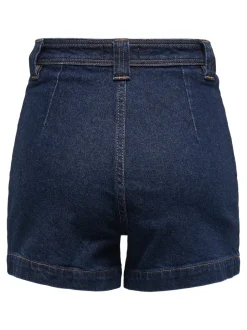 Best ONLPARIS Høj talje Regular fit Denim-shorts Dame Shorts|Double Denim