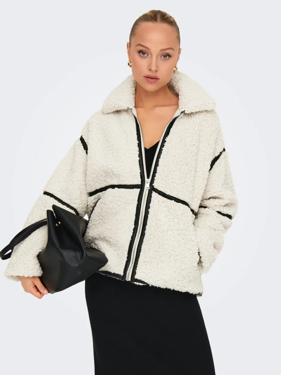 New ONLPARIS Teddy-jakke Dame Jakker Og Frakker