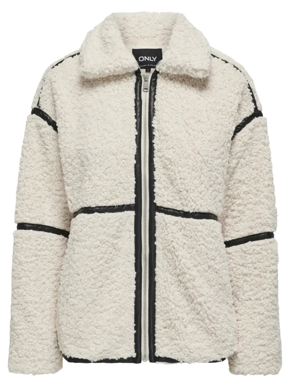 New ONLPARIS Teddy-jakke Dame Jakker Og Frakker