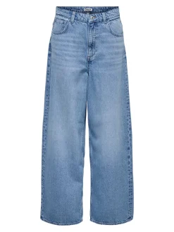ONLPAULINA Høj talje Baggy fit Jeans Dame Jeans|Jeans