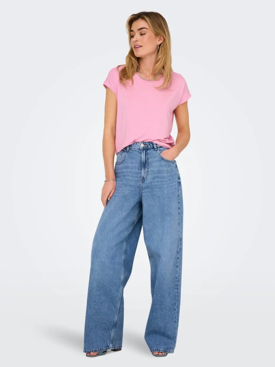ONLPAULINA Høj talje Baggy fit Jeans Dame Jeans|Jeans