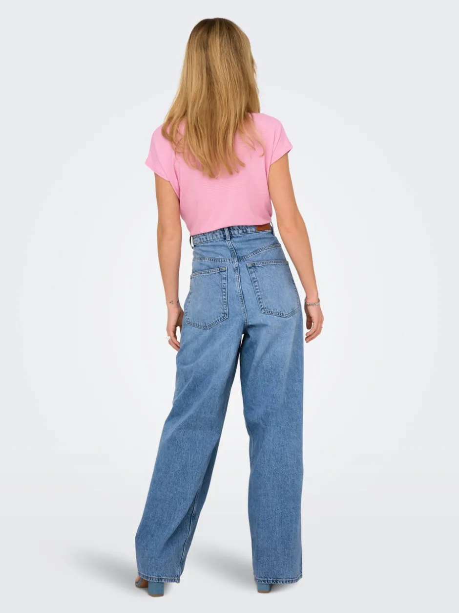 ONLPAULINA Høj talje Baggy fit Jeans Dame Jeans|Jeans