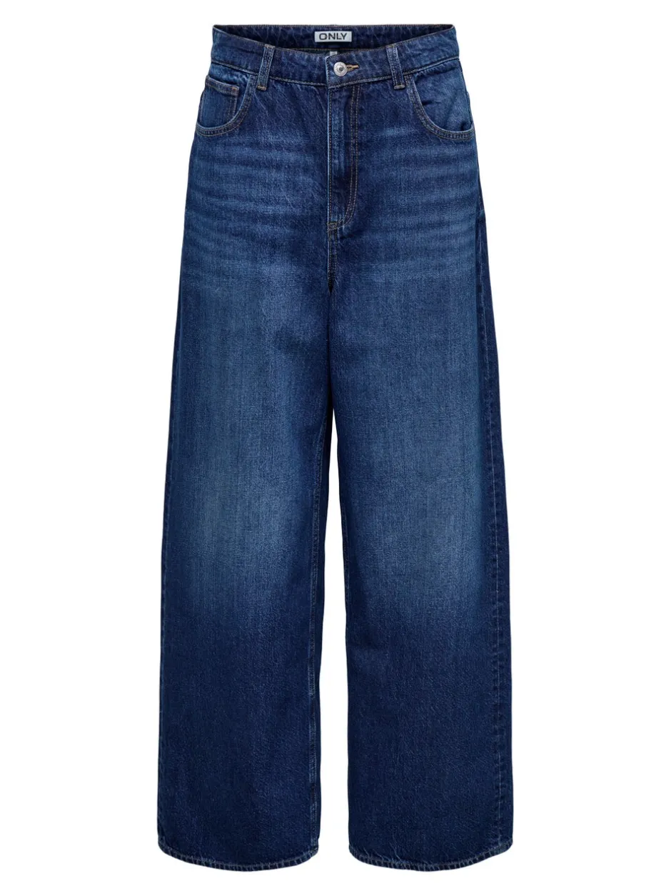 Hot ONLPAULINA Høj talje Baggy fit Jeans Dame Jeans|Jeans