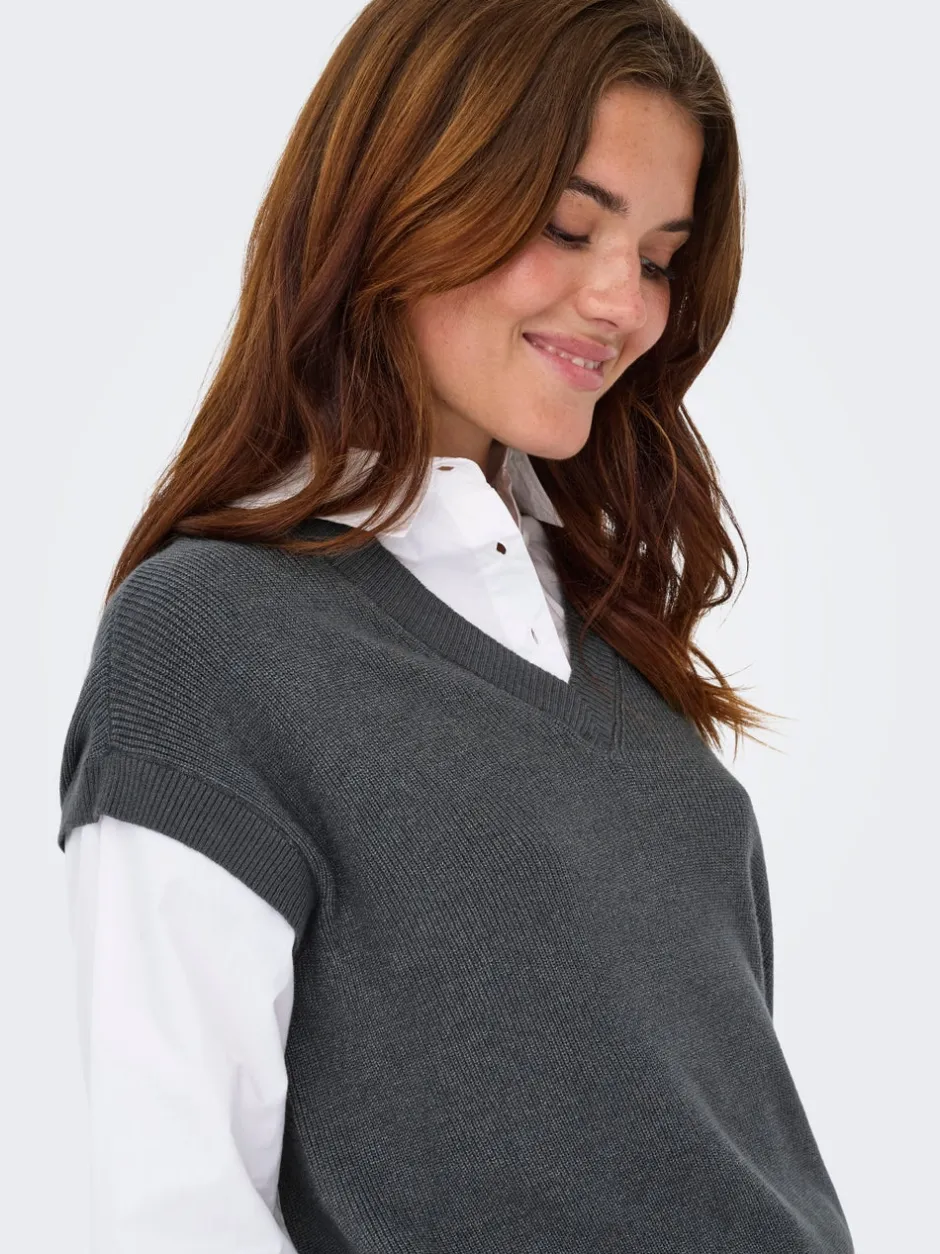 Sale ONLPAYSON Vest Dame Strik & Cardigans