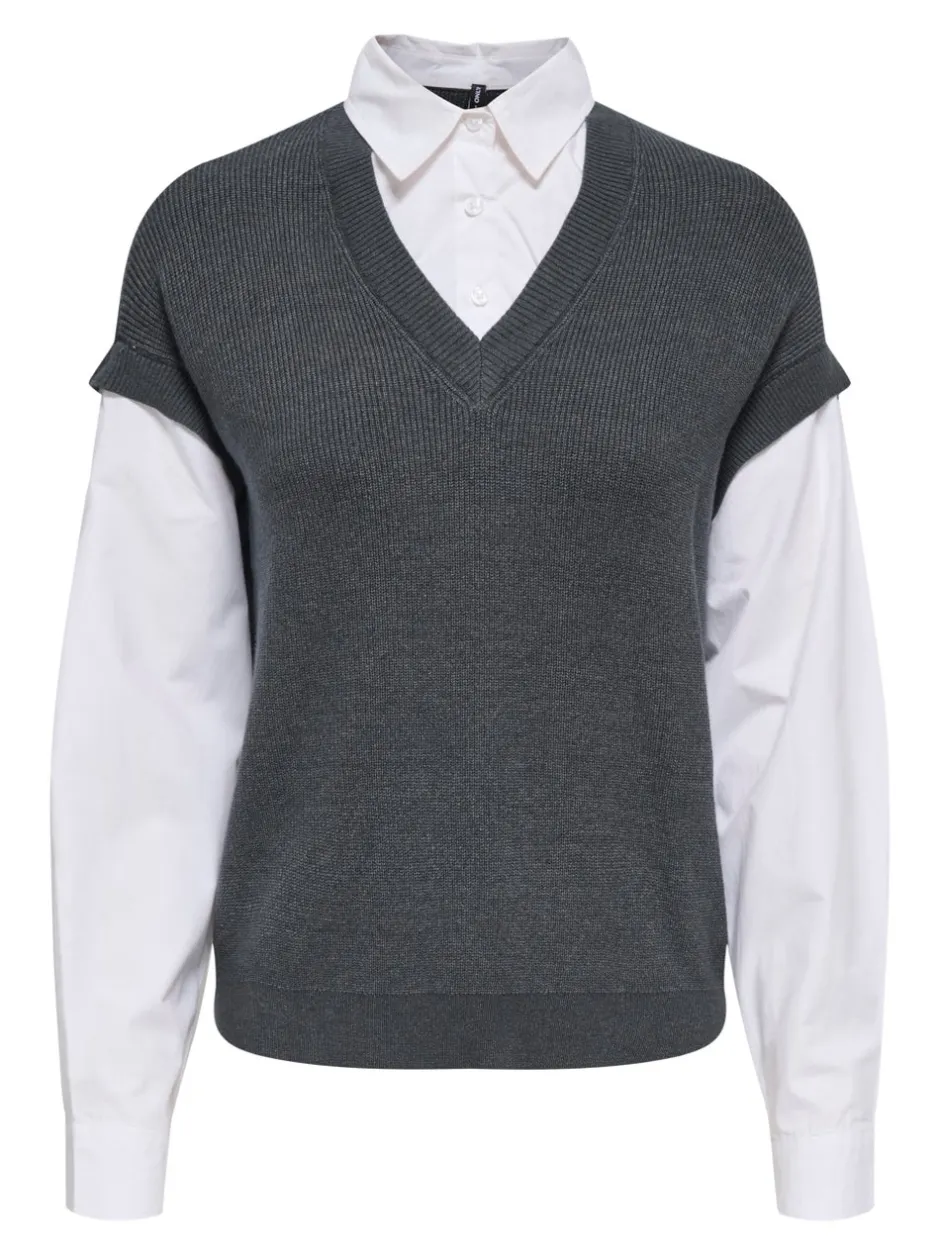 Sale ONLPAYSON Vest Dame Strik & Cardigans