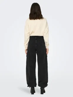 Discount ONLPERNILLE Høj talje Joggingfit Jeans Dame Jeans|Jeans