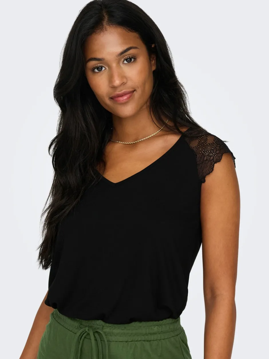 Online ONLPETRA Top Dame Toppe