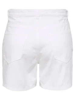 Online ONLPHINE Høj talje Regular fit Denim-shorts Dame Shorts|Double Denim