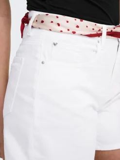 Online ONLPHINE Høj talje Regular fit Denim-shorts Dame Shorts|Double Denim