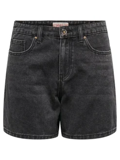 Sale ONLPHINE Normal talje Regular fit Denim-shorts Dame Shorts|Double Denim