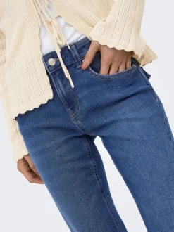 New ONLPHOEBE Lav talje Flared fit Jeans Dame Jeans|Jeans