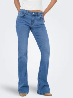 Discount ONLPHOEBE Lav talje Flared fit Jeans Dame Jeans|Jeans