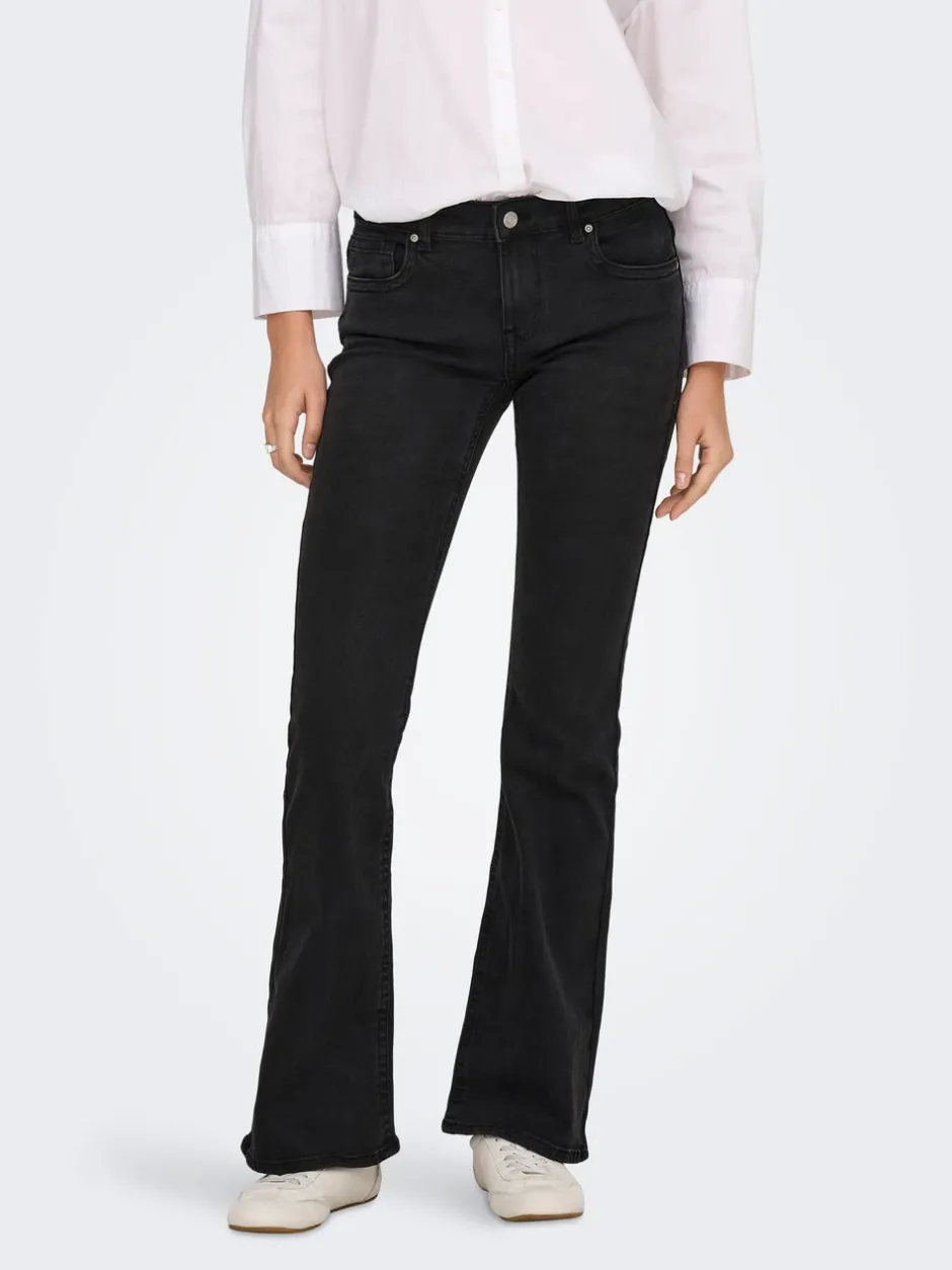 Best ONLPHOEBE Lav talje Flared fit Jeans Dame Jeans|Jeans