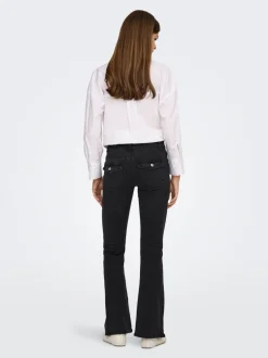 Best ONLPHOEBE Lav talje Flared fit Jeans Dame Jeans|Jeans