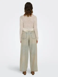 Sale ONLPIPER-SONIC Høj talje Wide leg fit Jeans Dame Jeans|Jeans