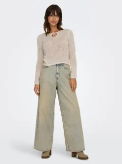 Sale ONLPIPER-SONIC Høj talje Wide leg fit Jeans Dame Jeans|Jeans