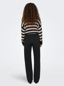Hot ONLPOPTRASH Straight fit Habitbukser Dame Bukser