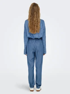 Online ONLPOPTRASH Straight fit Bukser Dame Bukser