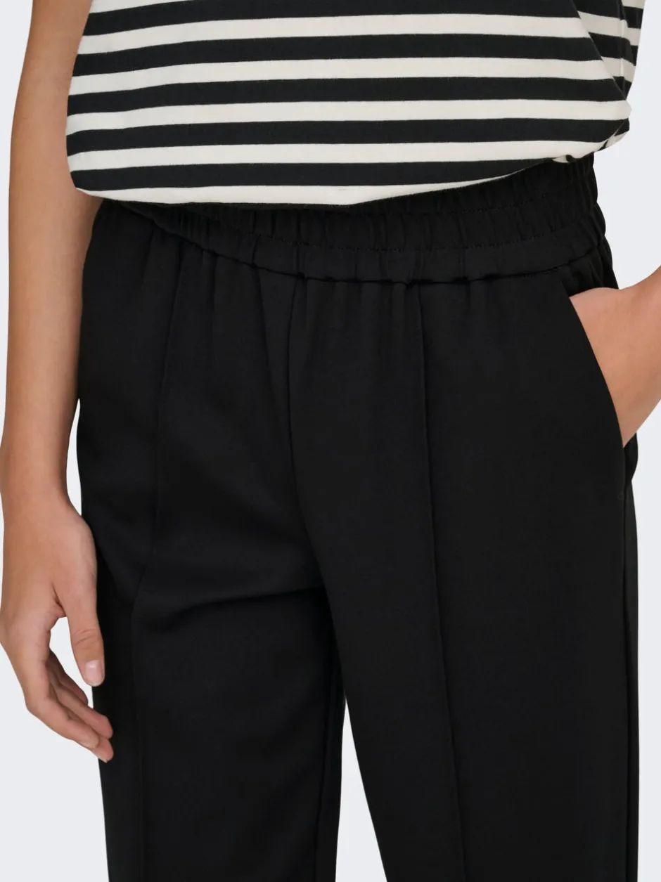 Discount ONLPOPTRASH-SUKI Loose fit Bukser i wide fit Dame Bukser