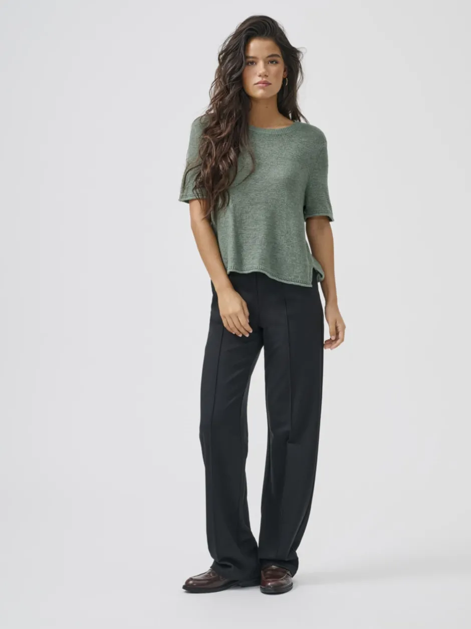 Discount ONLPOPTRASH-SUKI Loose fit Bukser i wide fit Dame Bukser