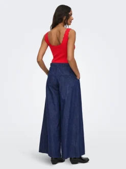 Clearance ONLPOSE Høj talje Wide leg fit Jeans Dame Jeans|Jeans