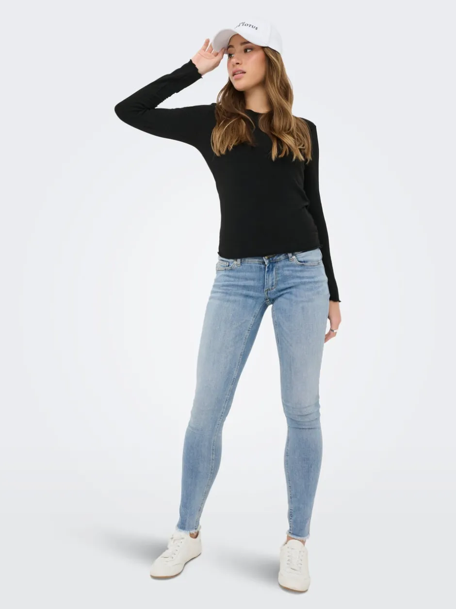 Hot ONLPOWER Lav talje Skinny fit Ankellængde Jeans Dame Jeans|Jeans