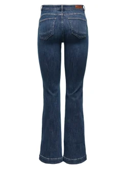 New ONLPOWER Mellemhøj talje Flared fit Jeans Dame Jeans|Jeans