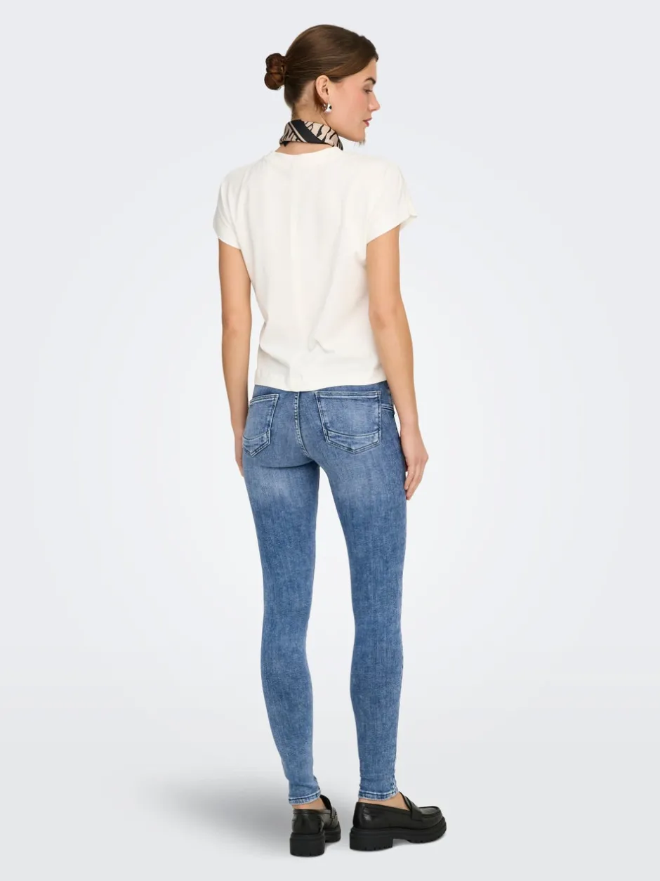 Outlet ONLPOWER Mellemhøj talje Skinny fit Jeans Dame Jeans|Jeans