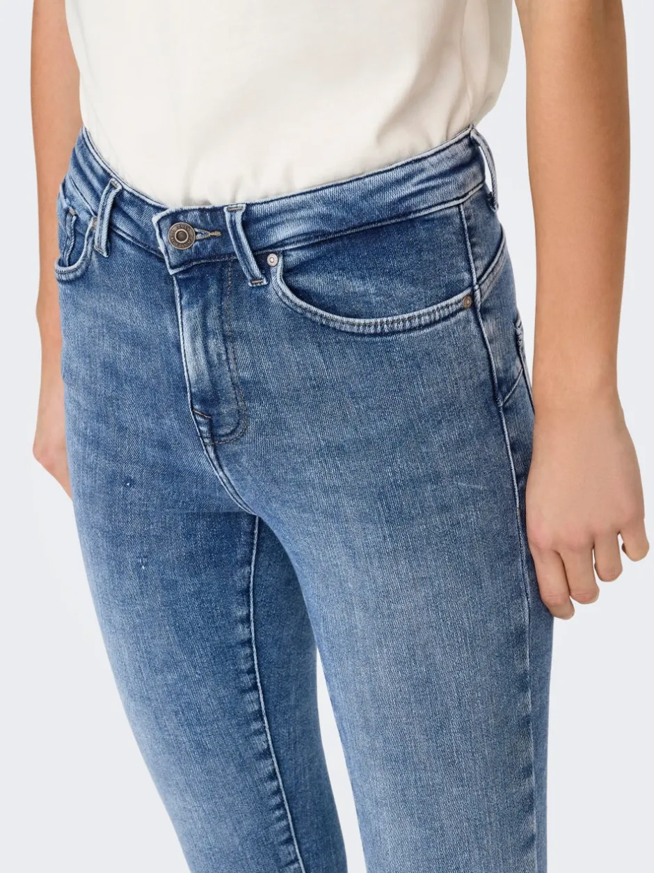 Outlet ONLPOWER Mellemhøj talje Skinny fit Jeans Dame Jeans|Jeans