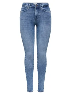 Outlet ONLPOWER Mellemhøj talje Skinny fit Jeans Dame Jeans|Jeans
