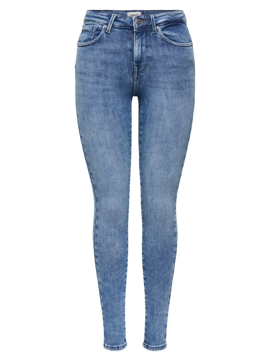 Outlet ONLPOWER Mellemhøj talje Skinny fit Jeans Dame Jeans|Jeans